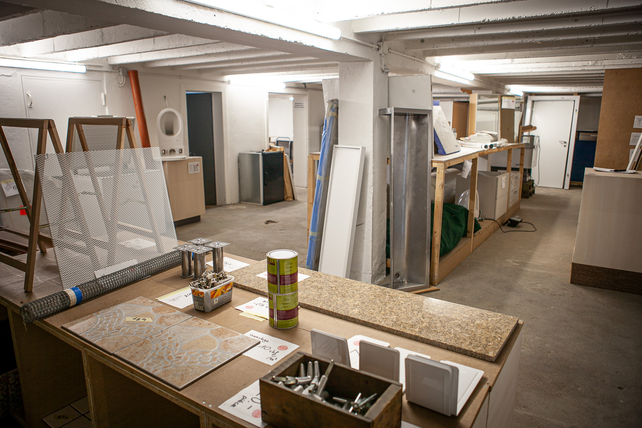 Le showroom de la Ressourcerie